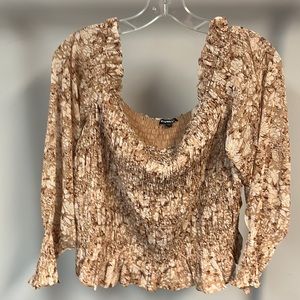 Express off the shoulder top NWT